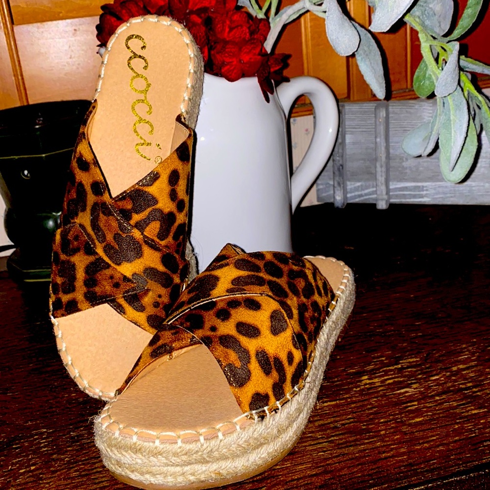 Ccocci Leopard platforms brand new no tags